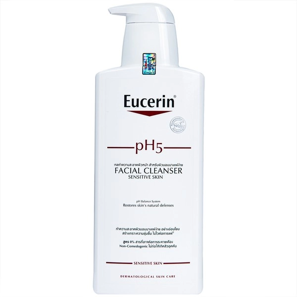 Sửa rửa mặt Eucerin pH5 Facial Cleanser Sensitive Skin chai 400ml