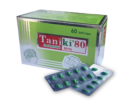 Cao Bạch quả Taniki 80mg hộp 60 viên