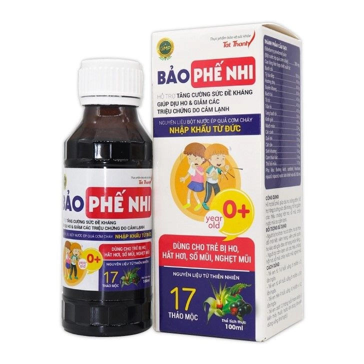 Siro Bảo Phế Nhi hộp 1 chai 100ml