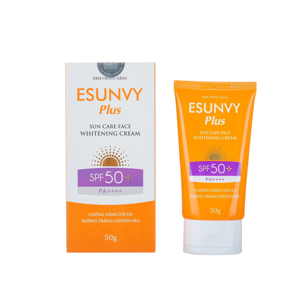 Kem chống nắng Esunvy Plus Sun Care Face SPF50+/PA++++ hộp 1 tuýp 50g