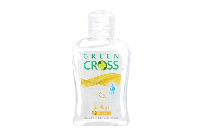 Gel rửa tay khô Green Cross Hương Dưa Táo chai 100ml