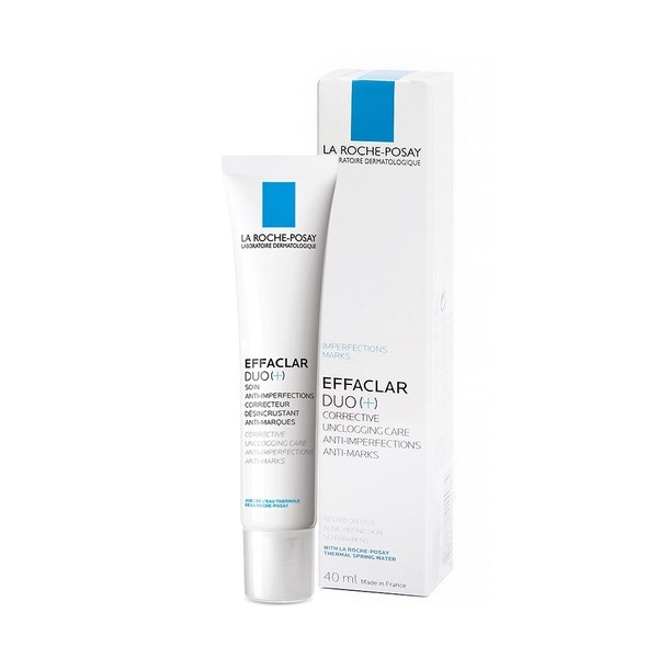 Kem dưỡng giảm mụn, ngừa thâm La Roche-Posay Effaclar Duo (+) tuýp 40ml