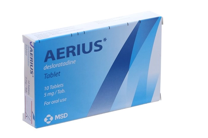 Thuốc chống dị ứng Aerius hộp 10 viên