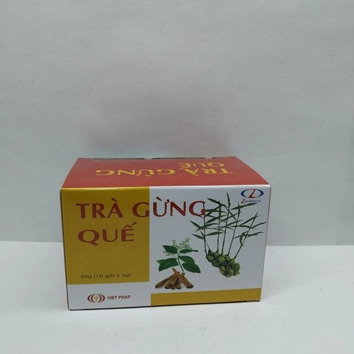 Trà Gừng Quế Việt Pháp hộp 10 gói x 3g