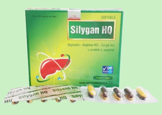 Viên uống hỗ trợ tăng cường chức năng gan Silygan HQ hộp 12 vỉ x 5 viên nang mềm