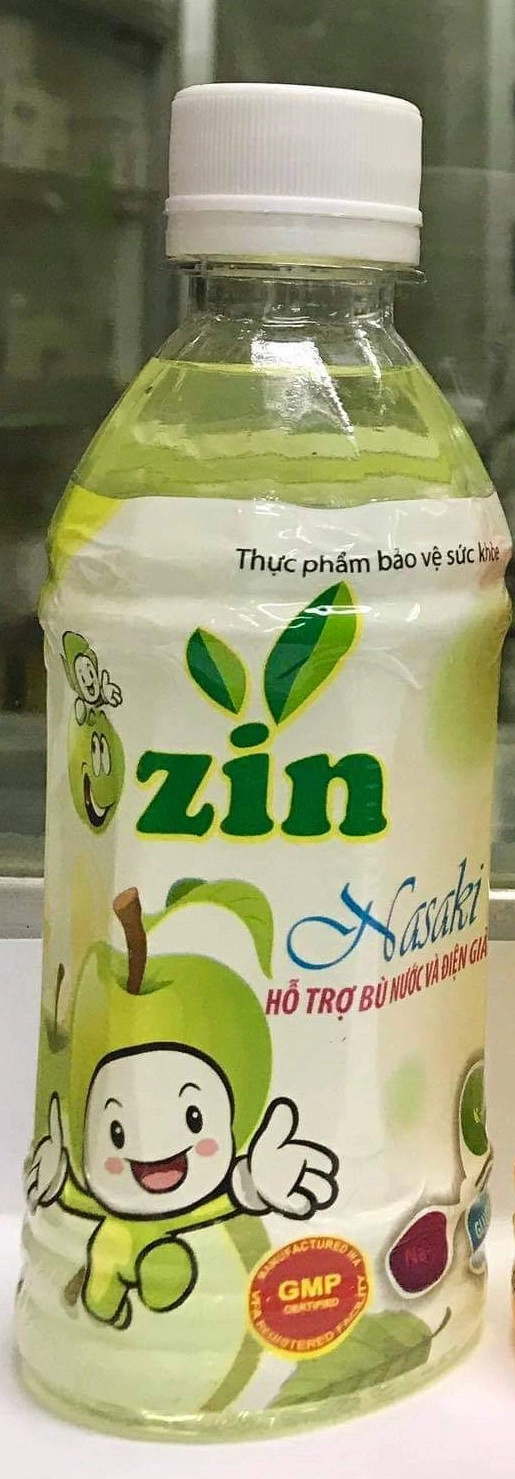 Nước bù điện giải OZIN NASAKI (Hương Táo) chai 250ml