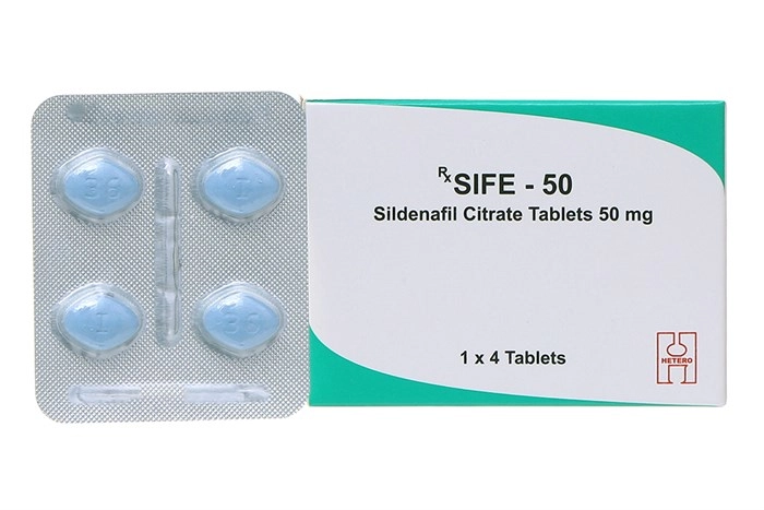 Thuốc trị rối loạn cương dương SIFE - 50 hộp 1 vỉ x 4 viên