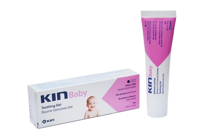 Gel giảm sưng lợi Kin Baby Teeling hộp 1 tuýp 30g
