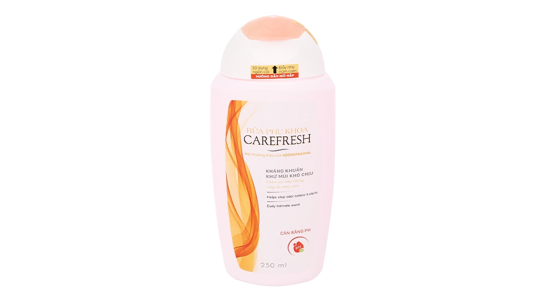 Dung dịch vệ sinh phụ nữ Rửa Phụ Khoa CAREFRESH Cân Bằng pH chai 250ml