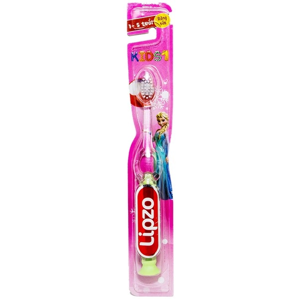 Bàn chải đánh răng sữa 1-5 tuổi Lipzo Kids1 hộp 1 cái