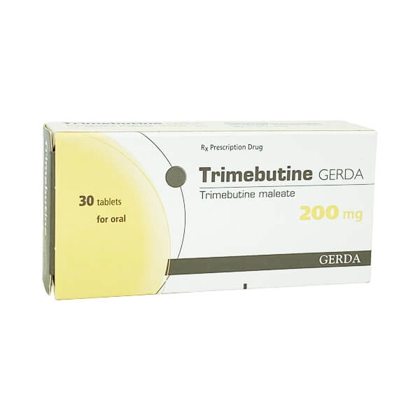 Thuốc trị hội chứng ruột kích thích Trimebutine Gerda 200mg hộp 3 vỉ x 10 viên
