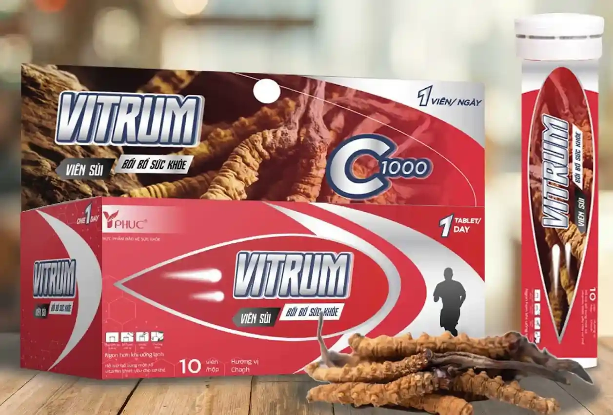 Viên sủi bồi bổ sức khỏe Vitrum C1000 tuýp 10 viên