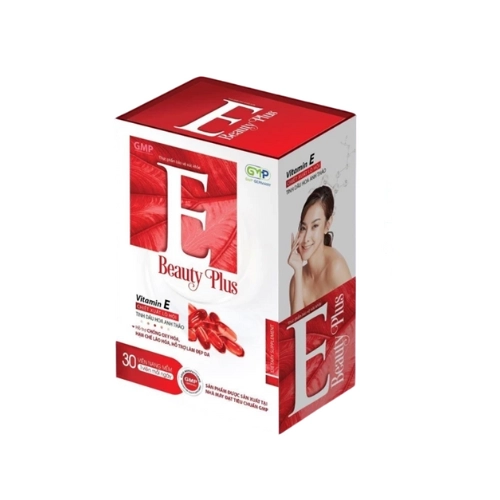 Hỗ trợ chống oxy hóa, làm đẹp da E Beauty Plus GMP Đức hộp 30 viên