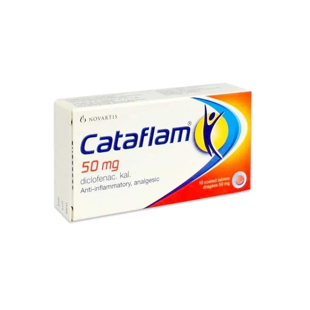 Thuốc giảm đau, kháng viêm Cataflam 50mg hộp 10 viên