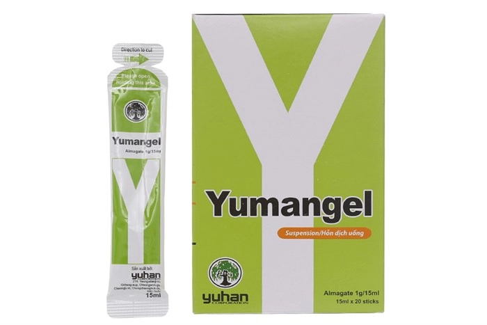 Thuốc trị loét dạ dày, tá tràng Yumangel gói 15ml hộp 20 gói