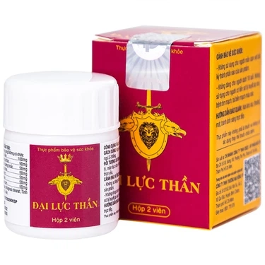Hỗ trợ tăng cường sinh lực, bồi bổ nguyên khí Đại Lực Thần Đắk Tín hộp 2 viên