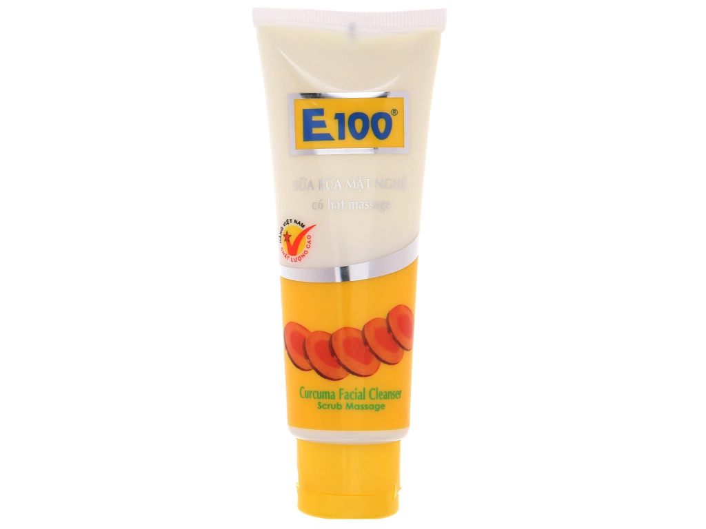 Sữa rửa mặt nghệ có hạt E100 tuýp 100g