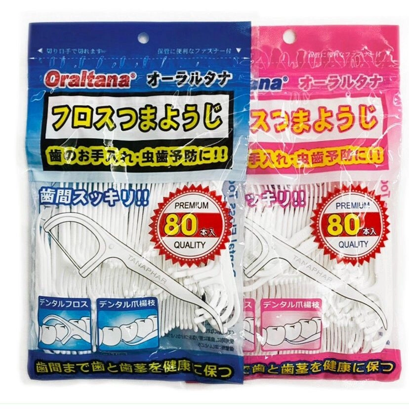 Tăm chỉ nha khoa Oraltana Premium Quality gói 80 cái