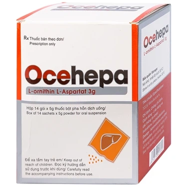 Điều trị các rối loạn chức năng gan Ocehepa 3g Hóa Dược hộp 14 gói x 5g