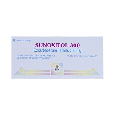 Điều trị động kinh cục bộ Sunoxitol 300 Sun Pharma hộp 5 vỉ x 10 viên
