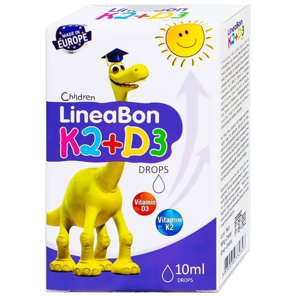 LineaBon K2 + D3 tăng chiều cao cho bé chai 10ml