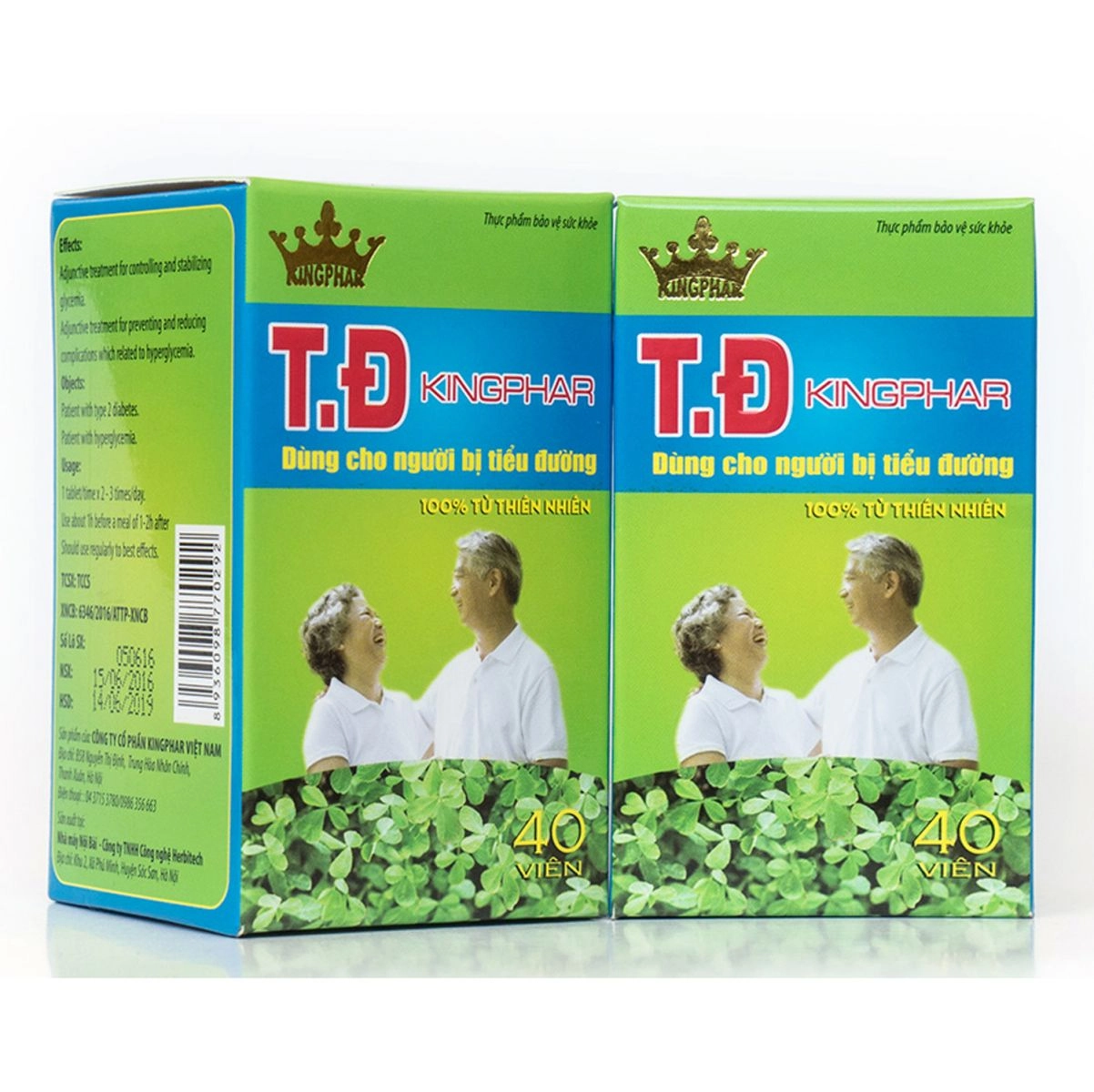 Viên uống kiểm soát đường huyết T.Đ KINGPHAR hộp 1 lọ 30 viên
