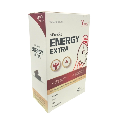 Viên uống hỗ trợ tăng cường sức đề kháng Energy Extra Y Phúc hộp 4 vỉ x 15 viên