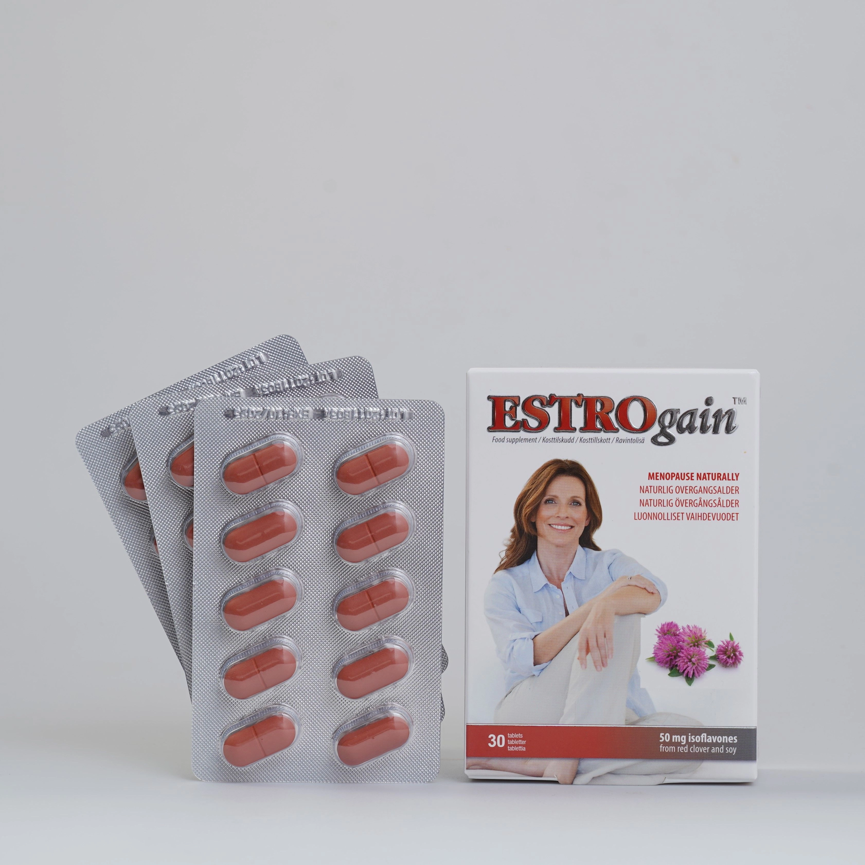 Viên uống cân bằng nội tiết tố nữ ESTROGAIN hộp 3 vỉ x 10 viên nén