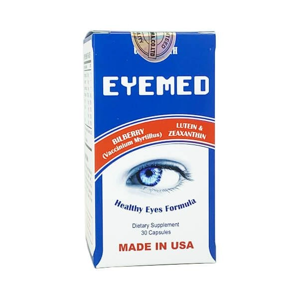 Viên uống bổ mắt EYEMED hộp 1 lọ 30 viên nang cứng