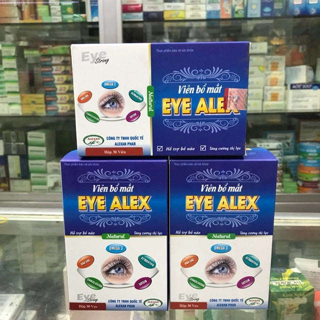 Viên uống bổ mắt EYE ALEX hộp 1 lọ 30 viên