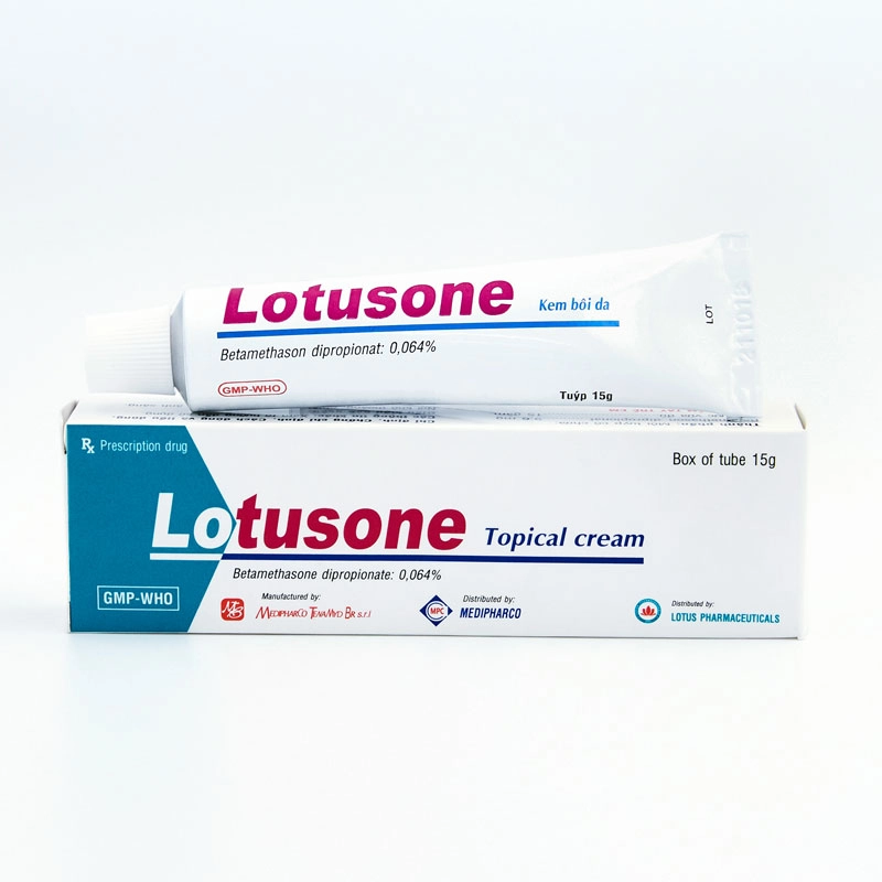 Thuốc bôi trị viêm da Lotusone  hộp 1 tuýp 15g