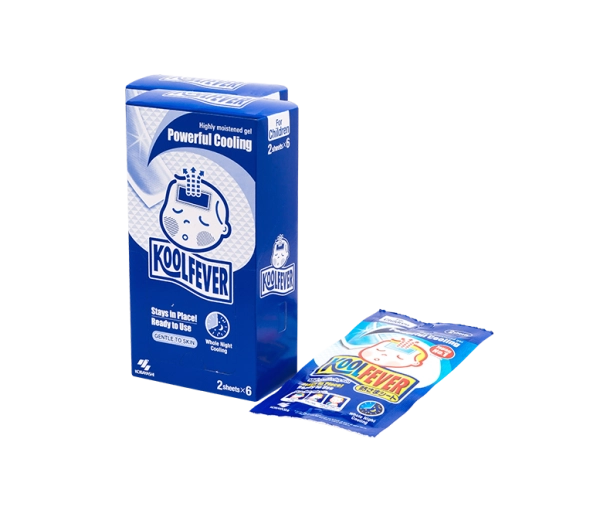 Miếng dán hạ sốt Kool Fever hộp 6 gói x 2 miếng