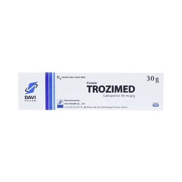 Điều trị vẩy nến mảng nhẹ và vừa Trozimed Cream hộp 1 tuýp 30g