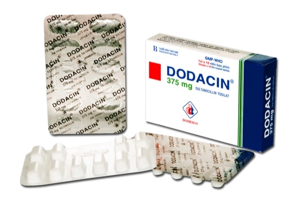 Thuốc kháng sinh DODACIN® 375mg hộp 1 vỉ x 10 viên