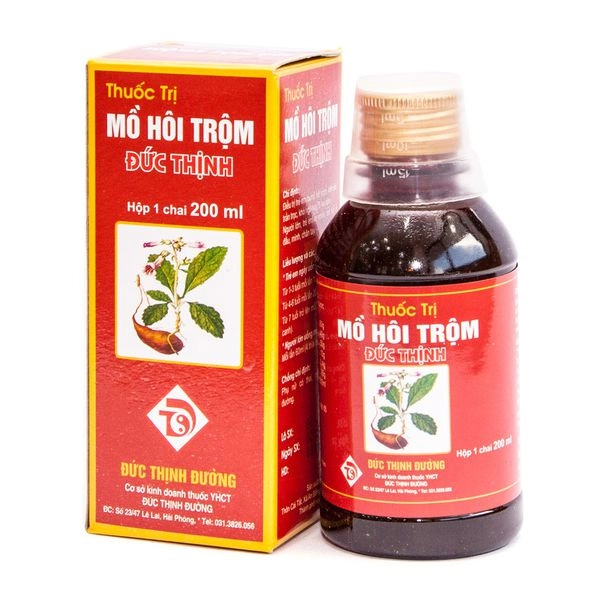 Thuốc trị mồ hôi trộm Đức Thịnh hộp 1 chai 200ml