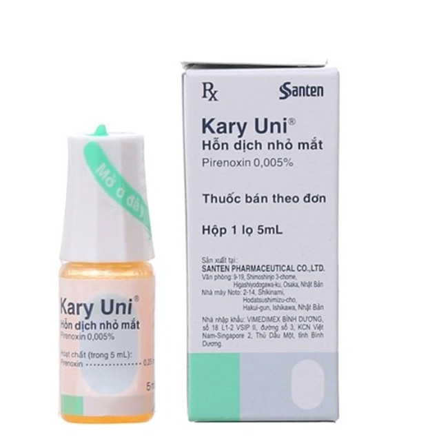 Dung dịch nhỏ mắt 
Kary Uni hộp 1 lọ 5ml
