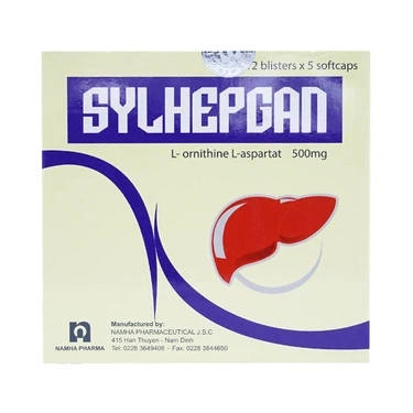 Điều trị tăng amoniac huyết Sylhepgan Nam Hà hộp 12 vỉ x 5 viên