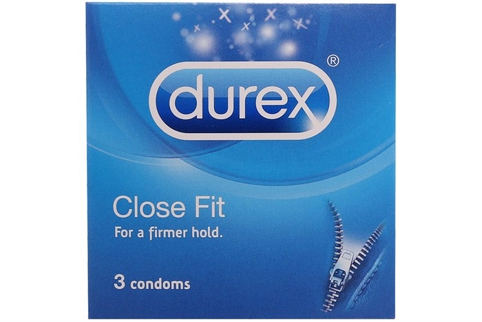 Bao cao su Durex Close Fit - Ôm khít, 49mm hộp 3 cái