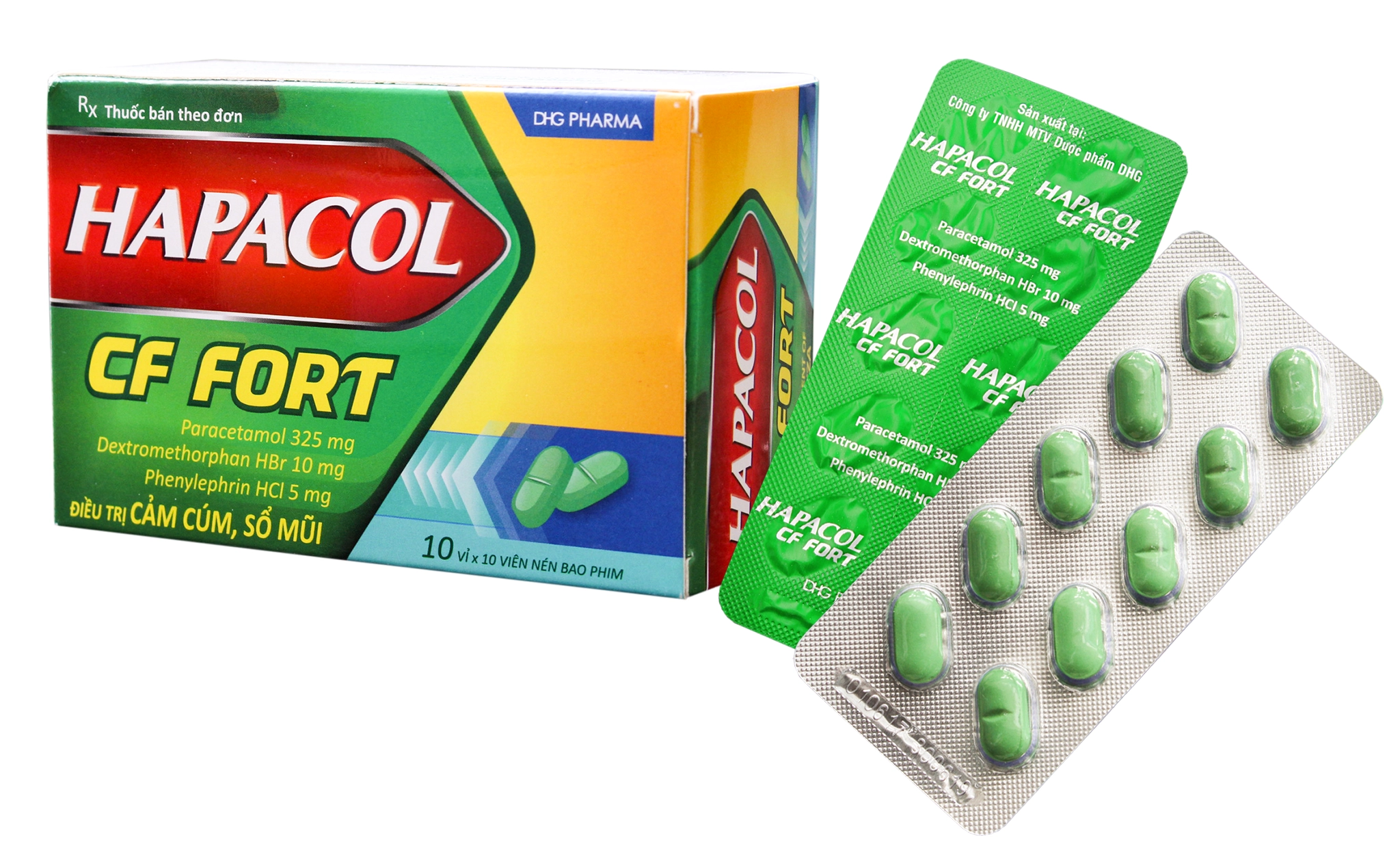HAPACOL CF FORT hộp 100 viên