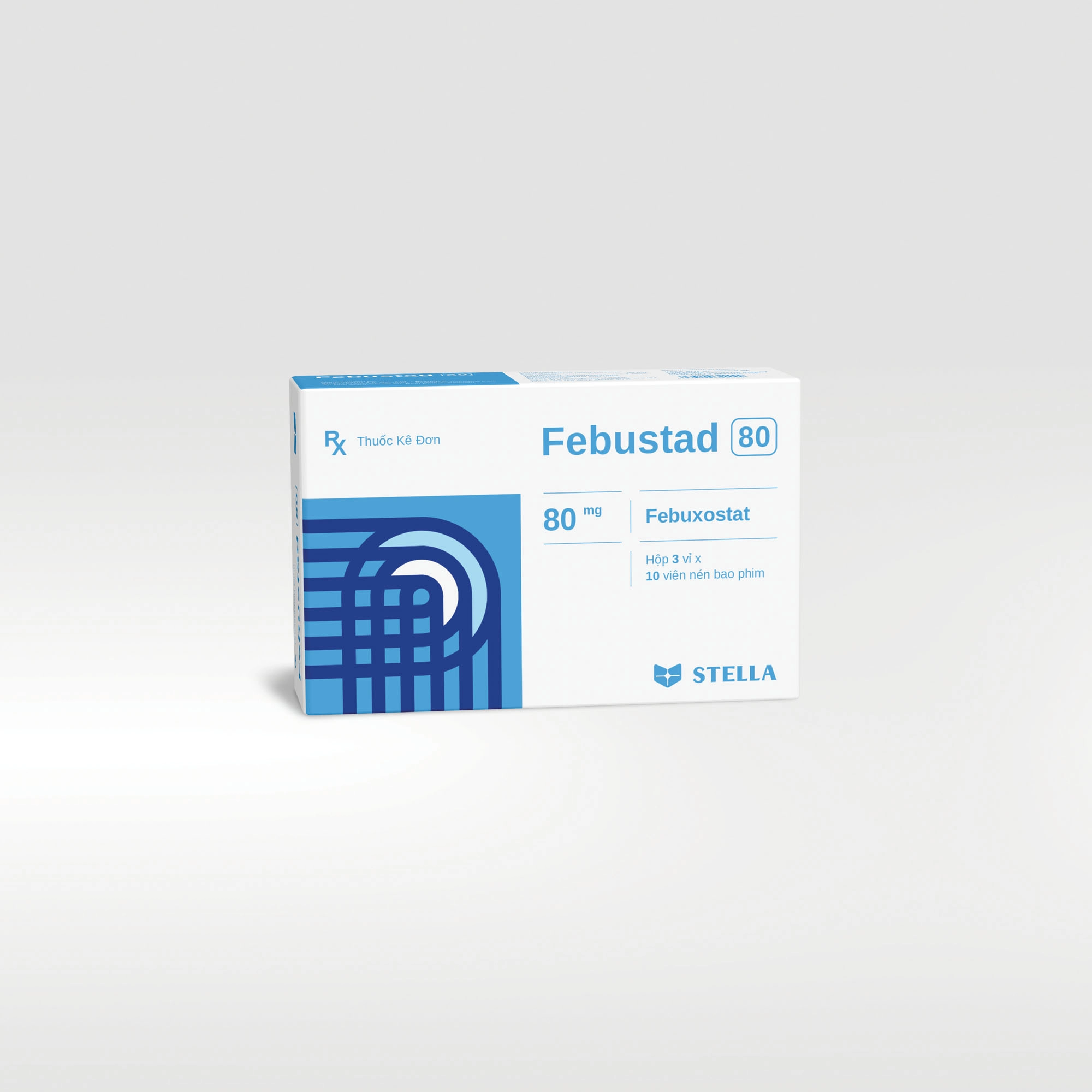 Thuốc điều trị gout Febustad 80 hộp 30 viên