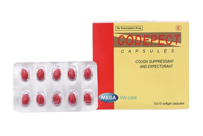 Thuốc ho Codepect hộp 10 vỉ x 10 viên