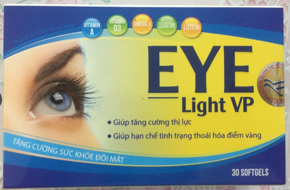 Tăng cường sức khỏe đôi mắt Eye Light VP hộp 30 viên