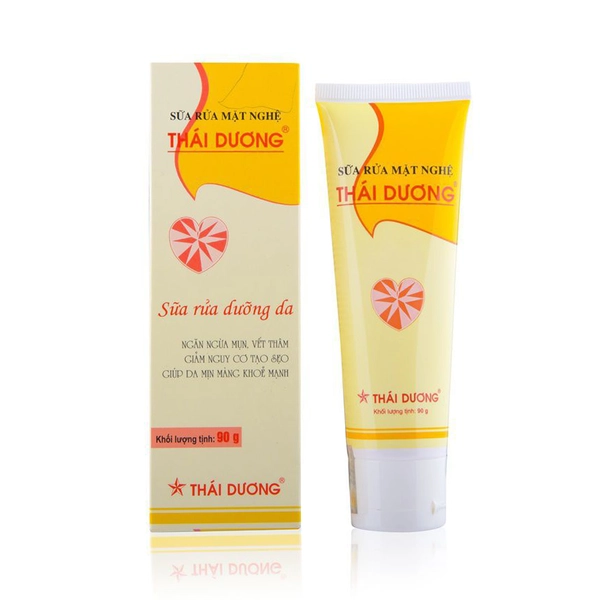 Sữa rửa mặt nghệ Thái Dương hộp 1 tuýp 90g