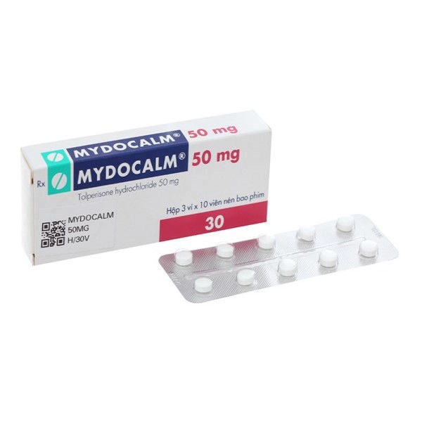 Thuốc giãn cơ Mydocalm 50mg hộp 30 viên