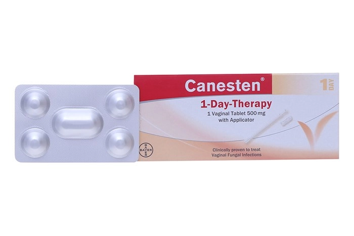 Thuốc điều trị viêm âm đạo Canesten 1 day therapy hộp 1 viên
