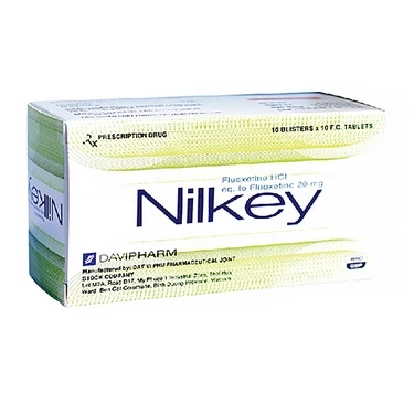 Điều trị bệnh trầm cảm, hội chứng hoảng sợ Nilkey DaViPharm hộp 10 vỉ x 10 viên