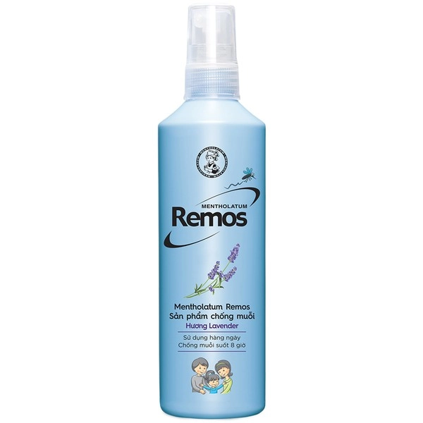 Xịt Chống Muỗi Remos Lavender chai 150ml