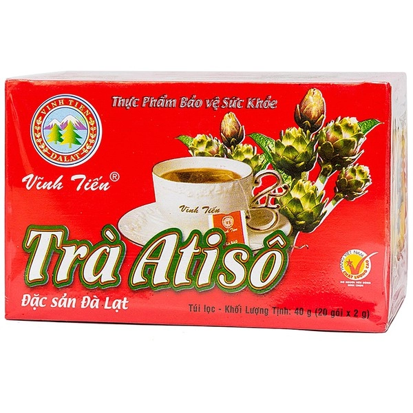 Trà Atiso Vĩnh Tiến (Artichoke) hộp 20 gói x 2g