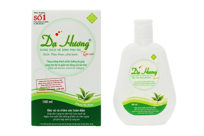 Dung dịch vệ sinh phụ nữ Dạ Hương Trà xanh hộp 1 chai 100ml