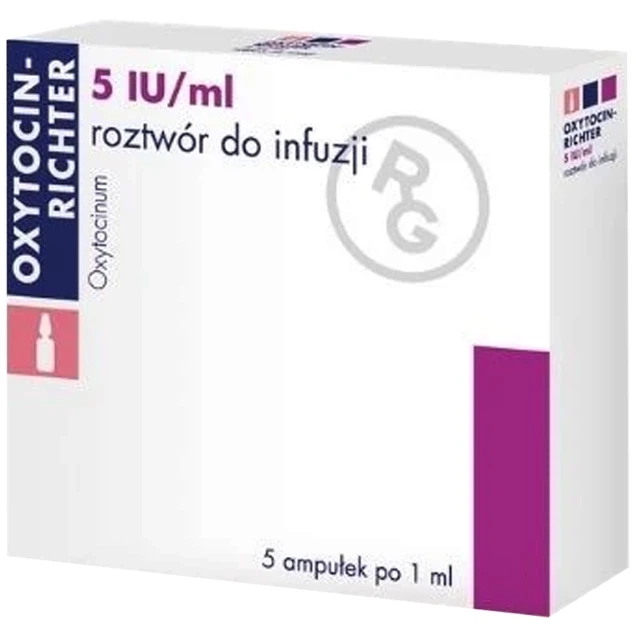 Chỉ định trong giục sinh, điều trị hỗ trợ khi sảy thai không hoàn toàn Oxytocin 5 IU/ml hộp 20 vỉ x 5 ống x 1ml